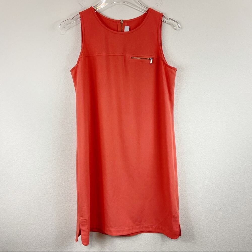 Ann Taylor Loft Orange Shift Dress Sz 4